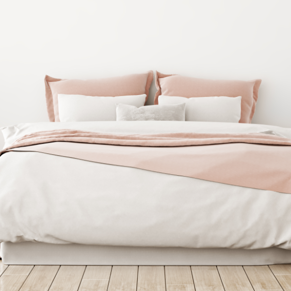 Airbnb Laundry With Pink Bedding 600X600